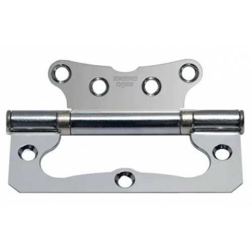 DOBRADIÇA AÇO DE SOBREPOR 4" - CROMADA